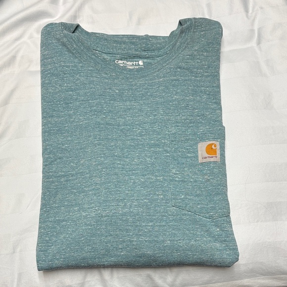 Carhartt Other - Carhartt Men's Heather Blue Short Sleeve Tee